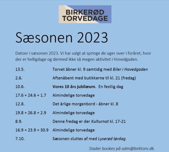Birkerød Torvedage 2023